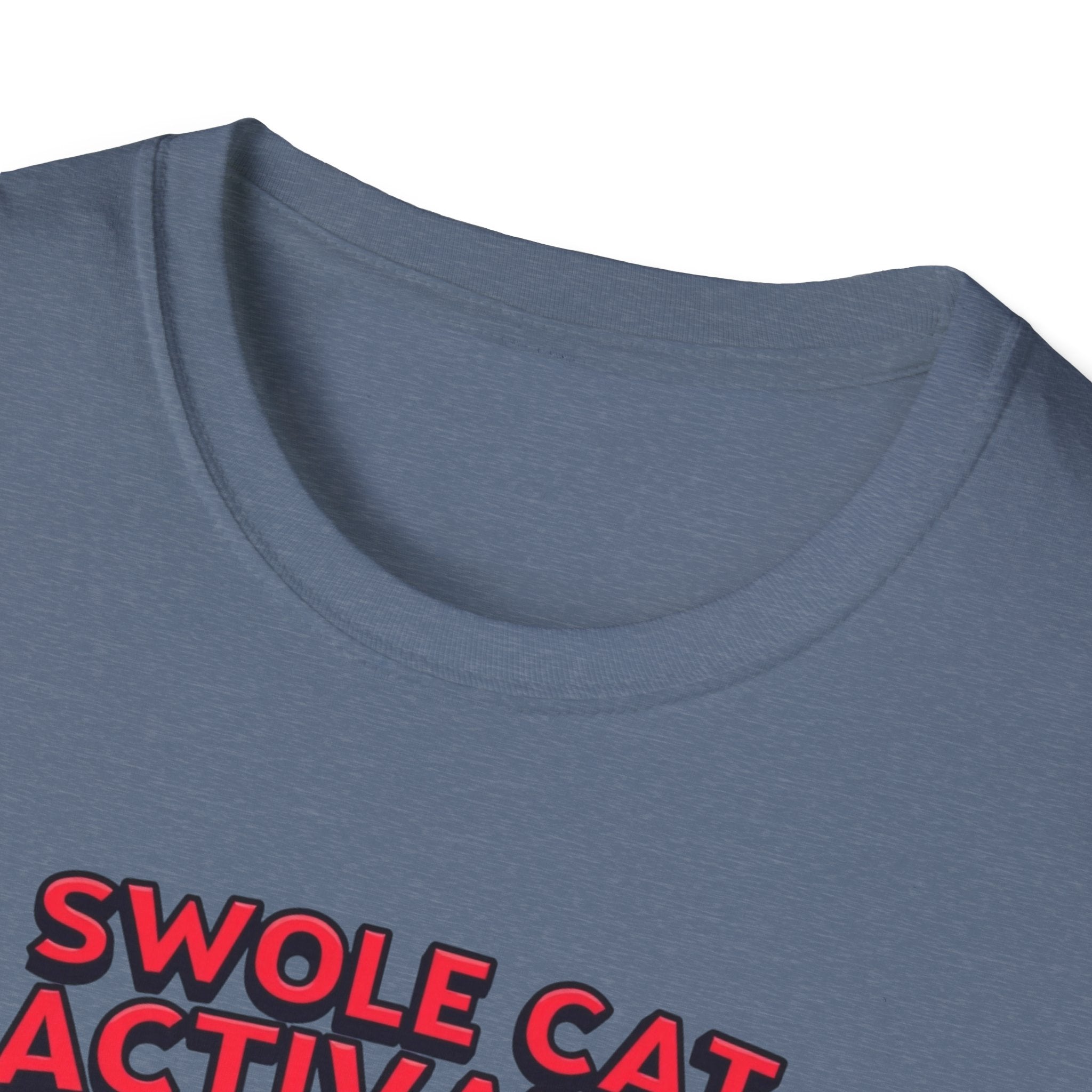 Swole Cat Activated – Pre-Workout Pouncer Edition T-Shirt