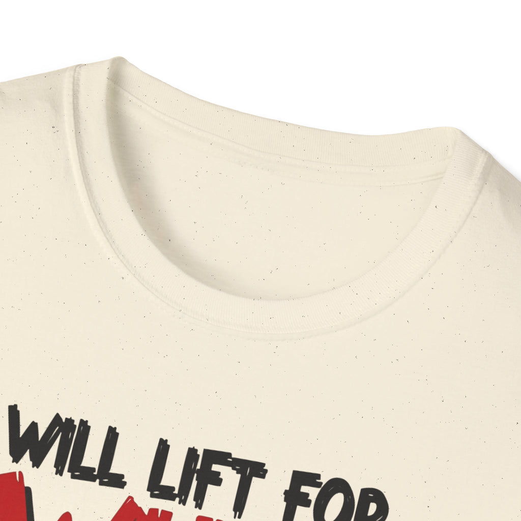 Will Lift for Whey – Barbell Edition T-Shirt