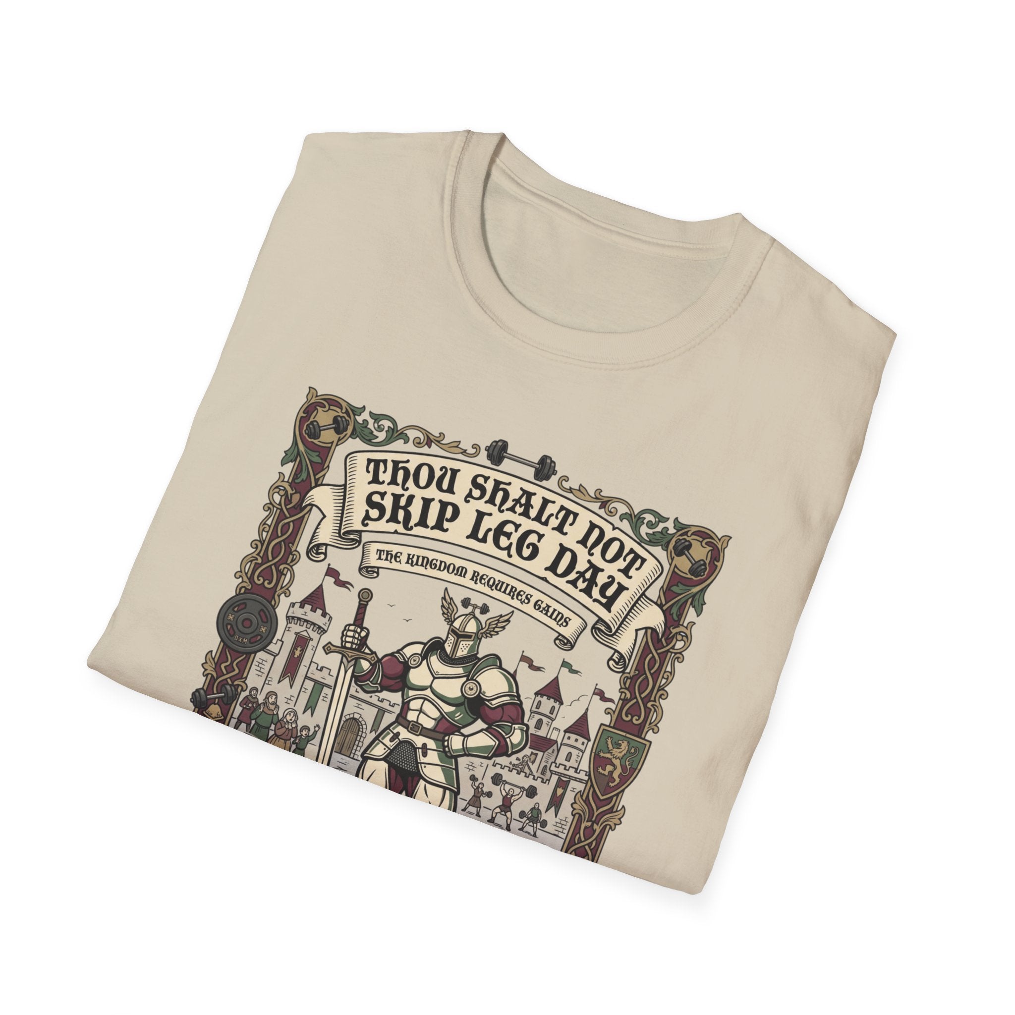 Thou Shalt not skip leg day T-Shirt