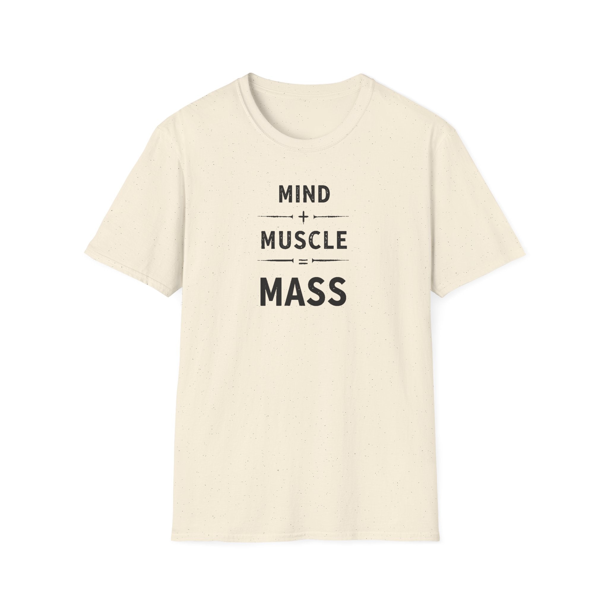 Mind + Muscle = Mass – Equation T-Shirt