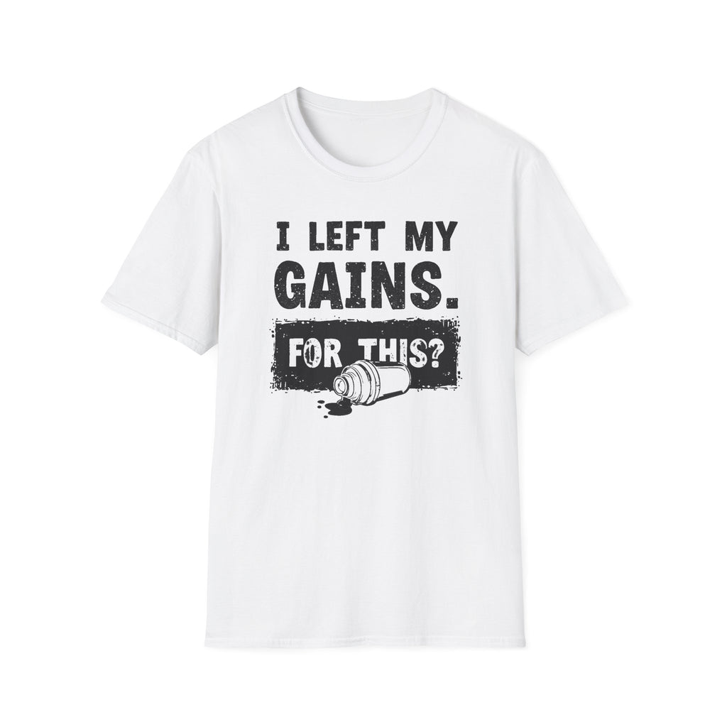 I Left My Gains for This? (Vintage Grunge Edition) T-Shirt