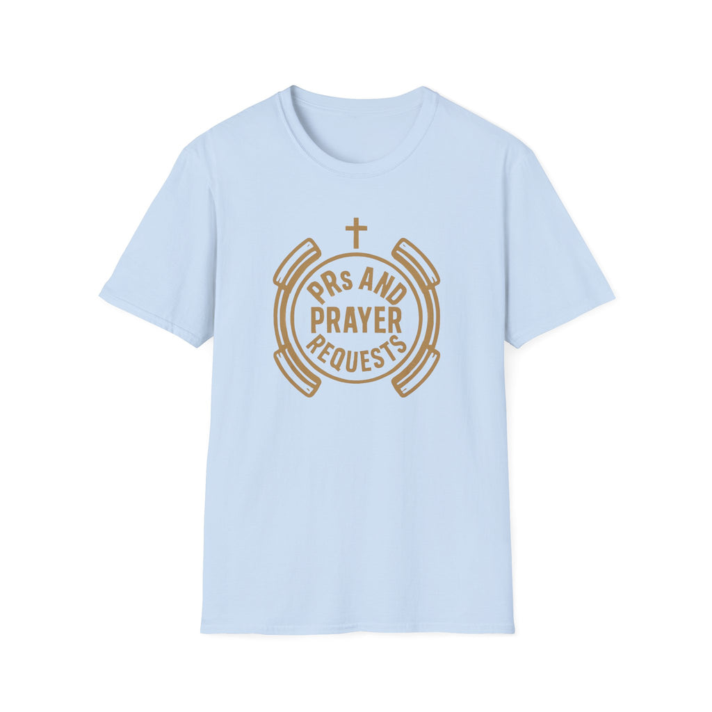 PRs and Prayer Requests – Faith & Fitness Circle Emblem Tshirt