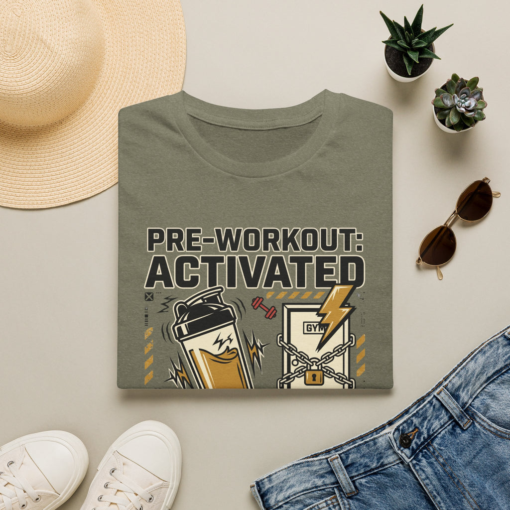 Pre workout : Activated, Gym : Closed T-Shirt