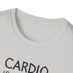 Cardio Is a Scam typo T-Shirt