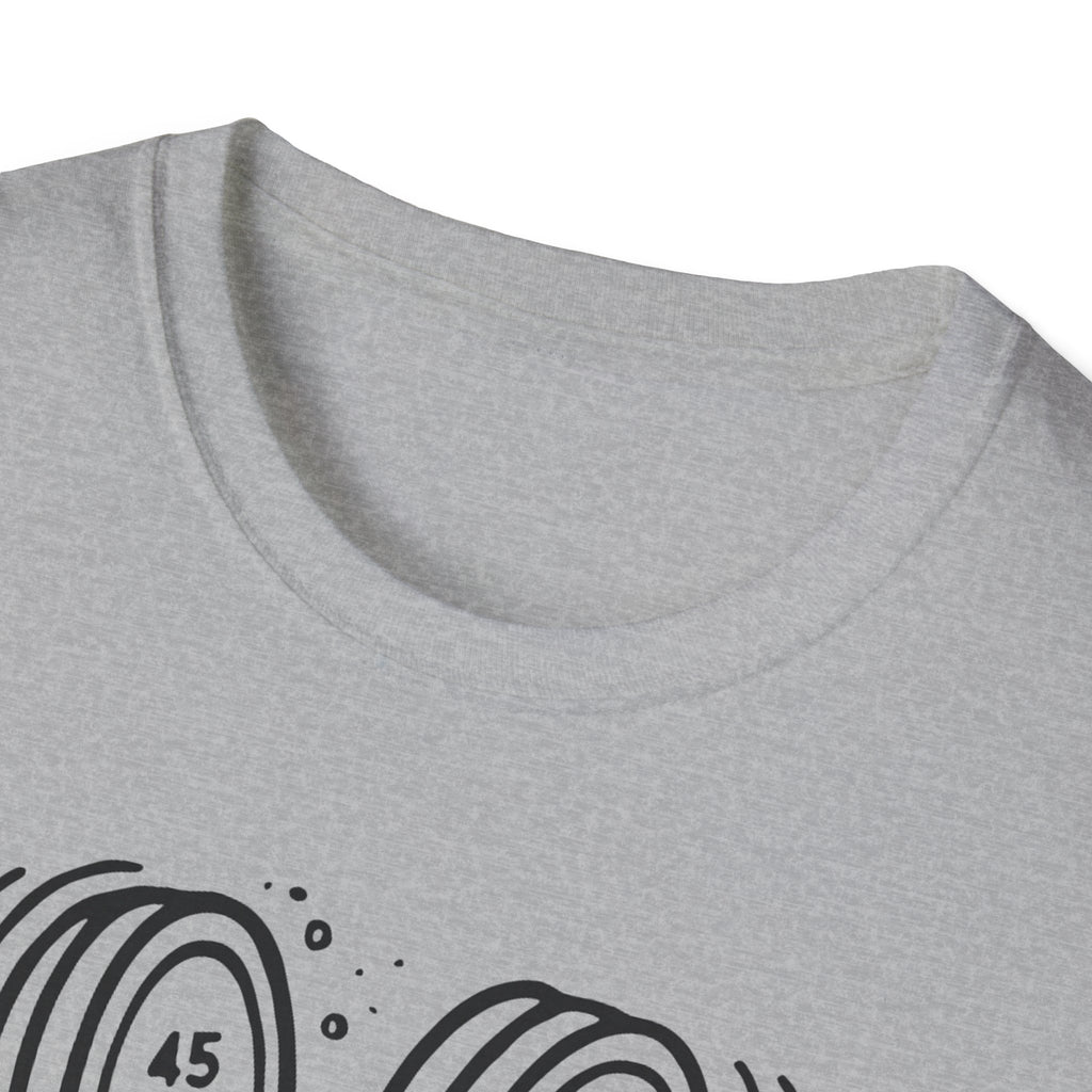 Counting Plates Counts as Cardio – Barbell Humor T-Shirt
