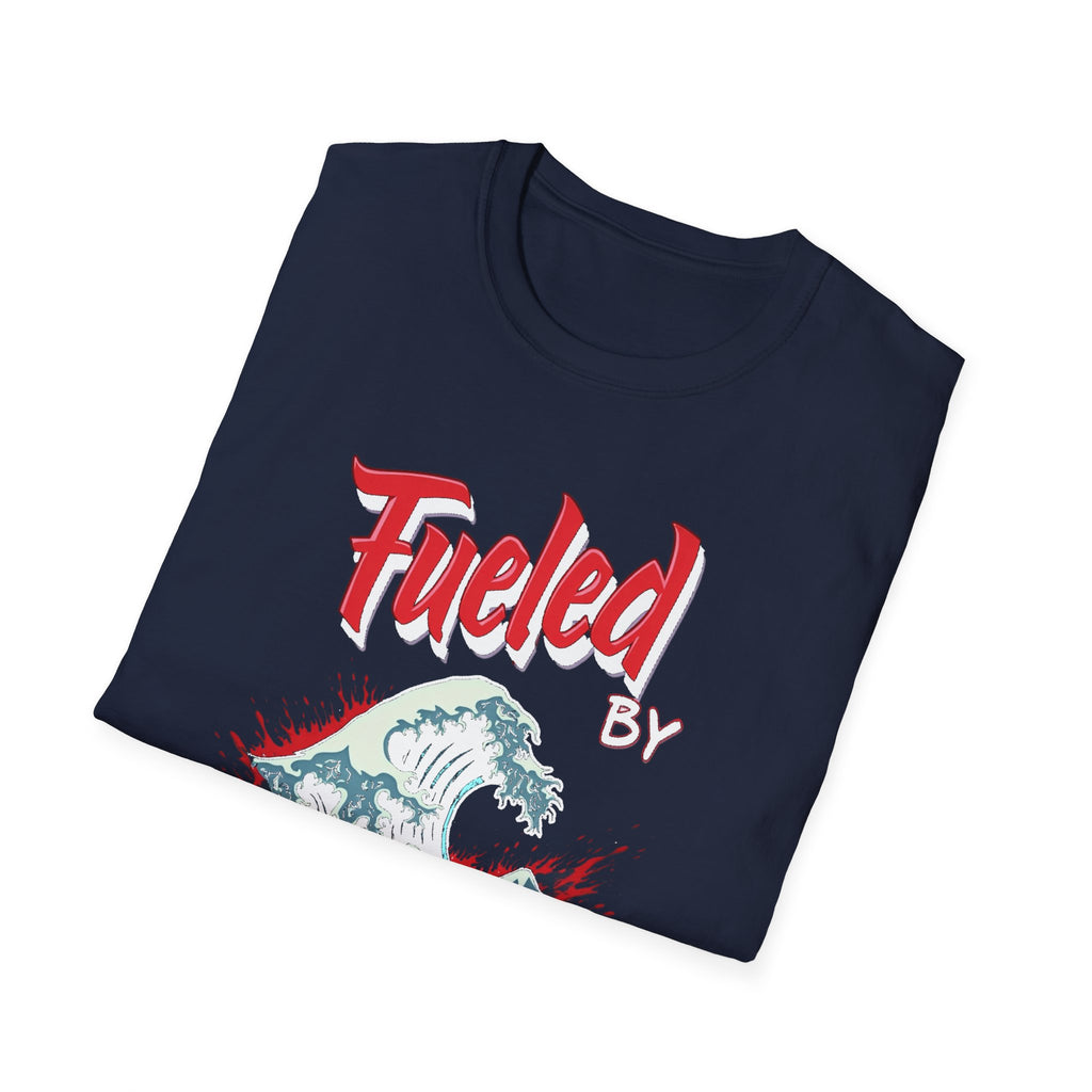 Fueled by Creatine and Chaos – Energy Wave Edition T-Shirt