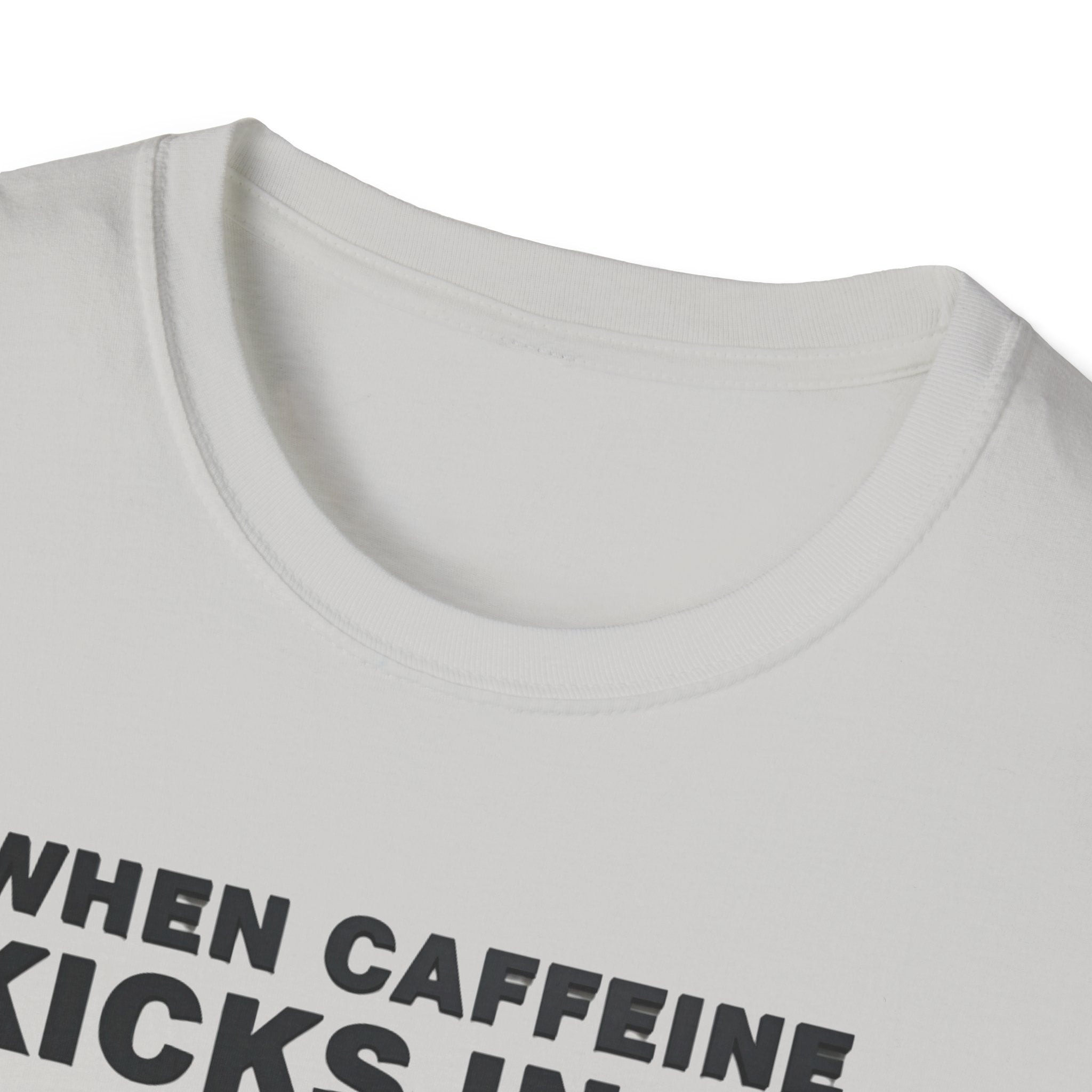 When Caffeine Kicks In – Brain Upgrade Sequence T-Shirt