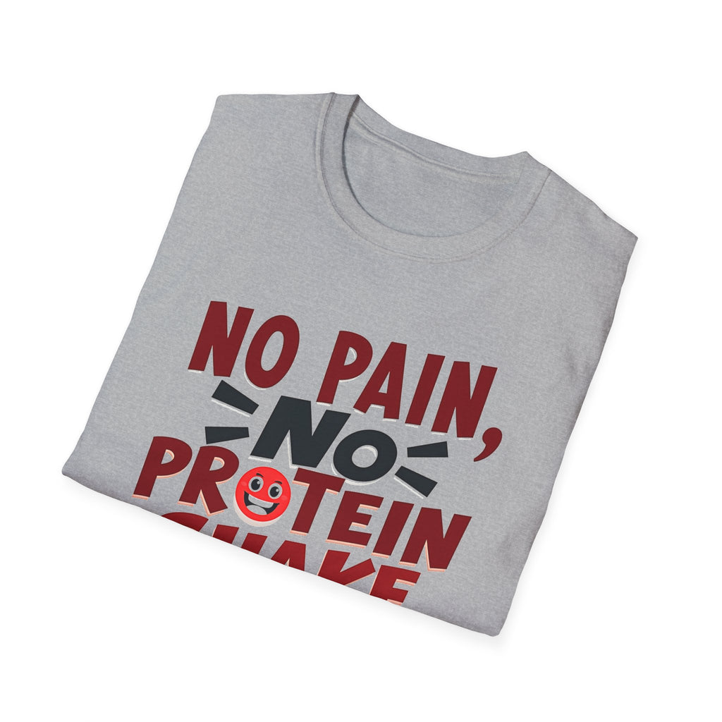 No Pain, No Protein Shake (Emoji Edition) T-Shirt