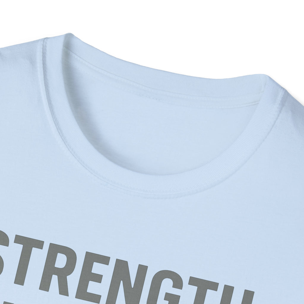 Strength Through Scripture – Bold Faith & Fitness Statement Tshirt