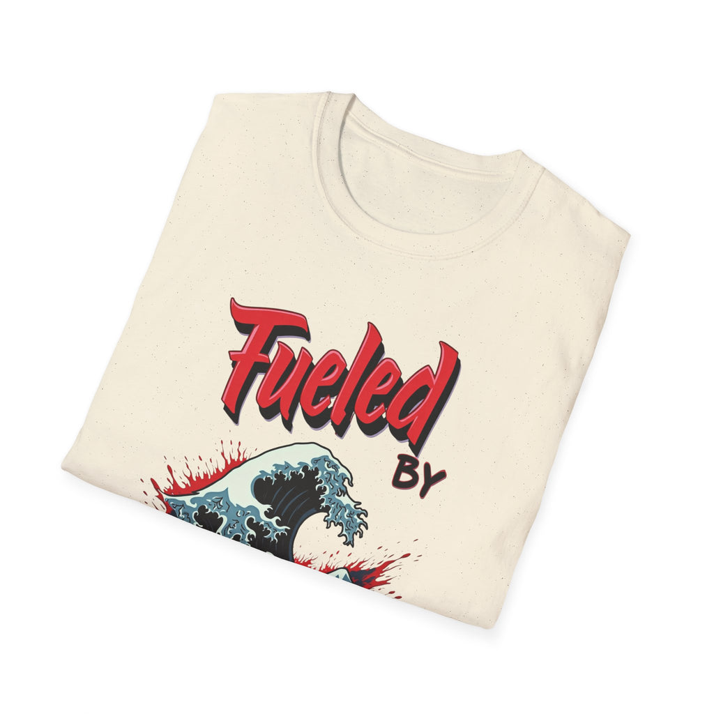 Fueled by Creatine and Chaos – Energy Wave Edition T-Shirt
