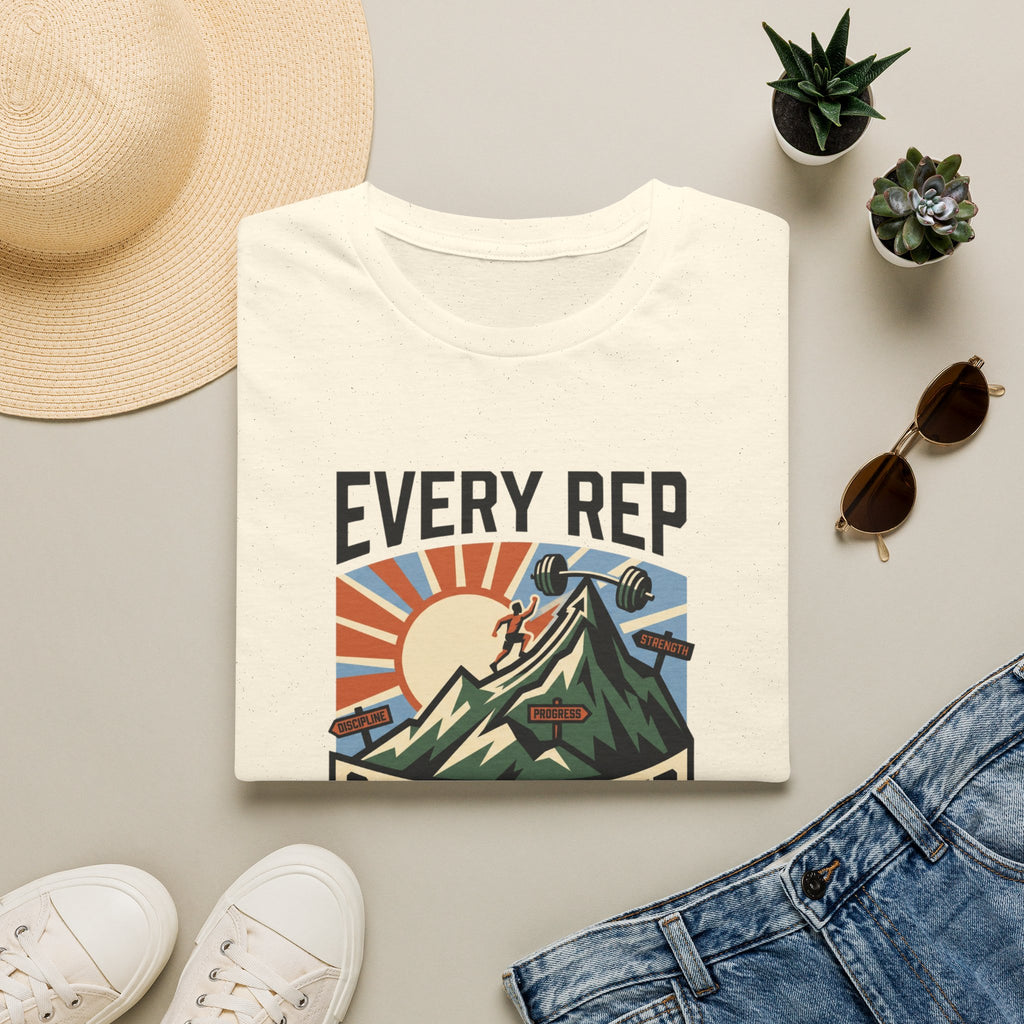 Every rep climbs higher - Push day T-Shirt