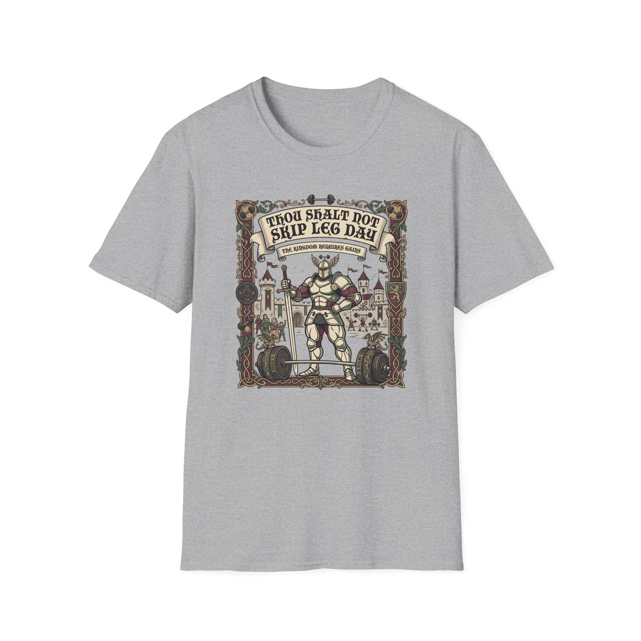 Thou Shalt not skip leg day T-Shirt