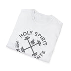 Holy Spirit. Heavy Weights. – Crossed Barbells Emblem Tshirt