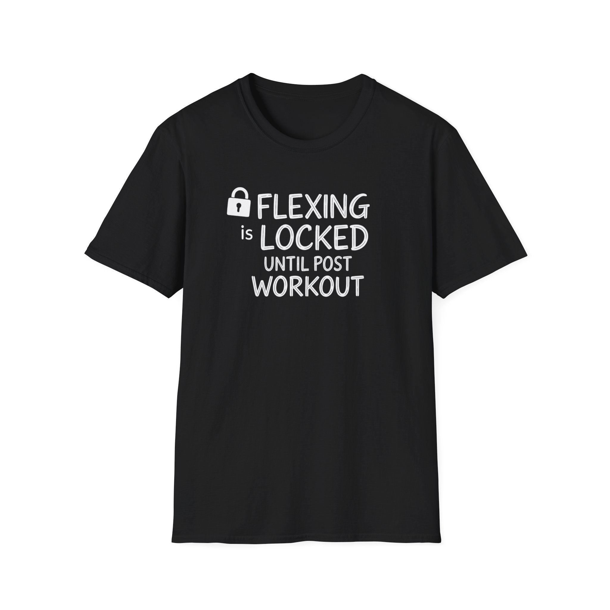 Flexing Locked – Post-Pump Protocol T-Shirt