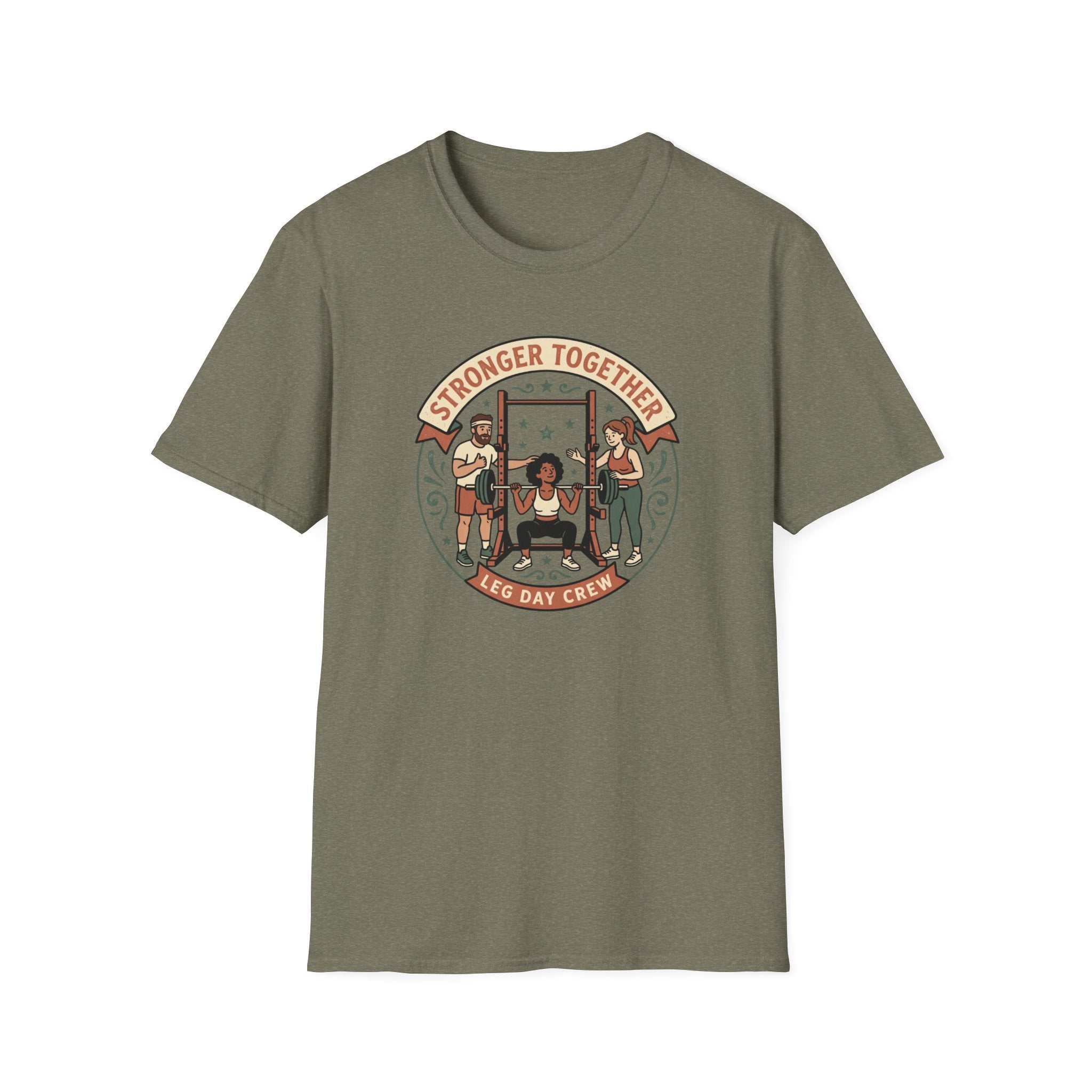 Stronger together, leg day crew T-Shirt