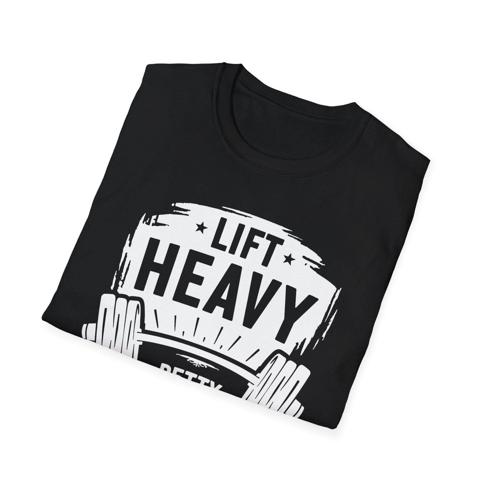Lift Heavy, Petty Harder (Vintage Crest Edition) T-Shirt