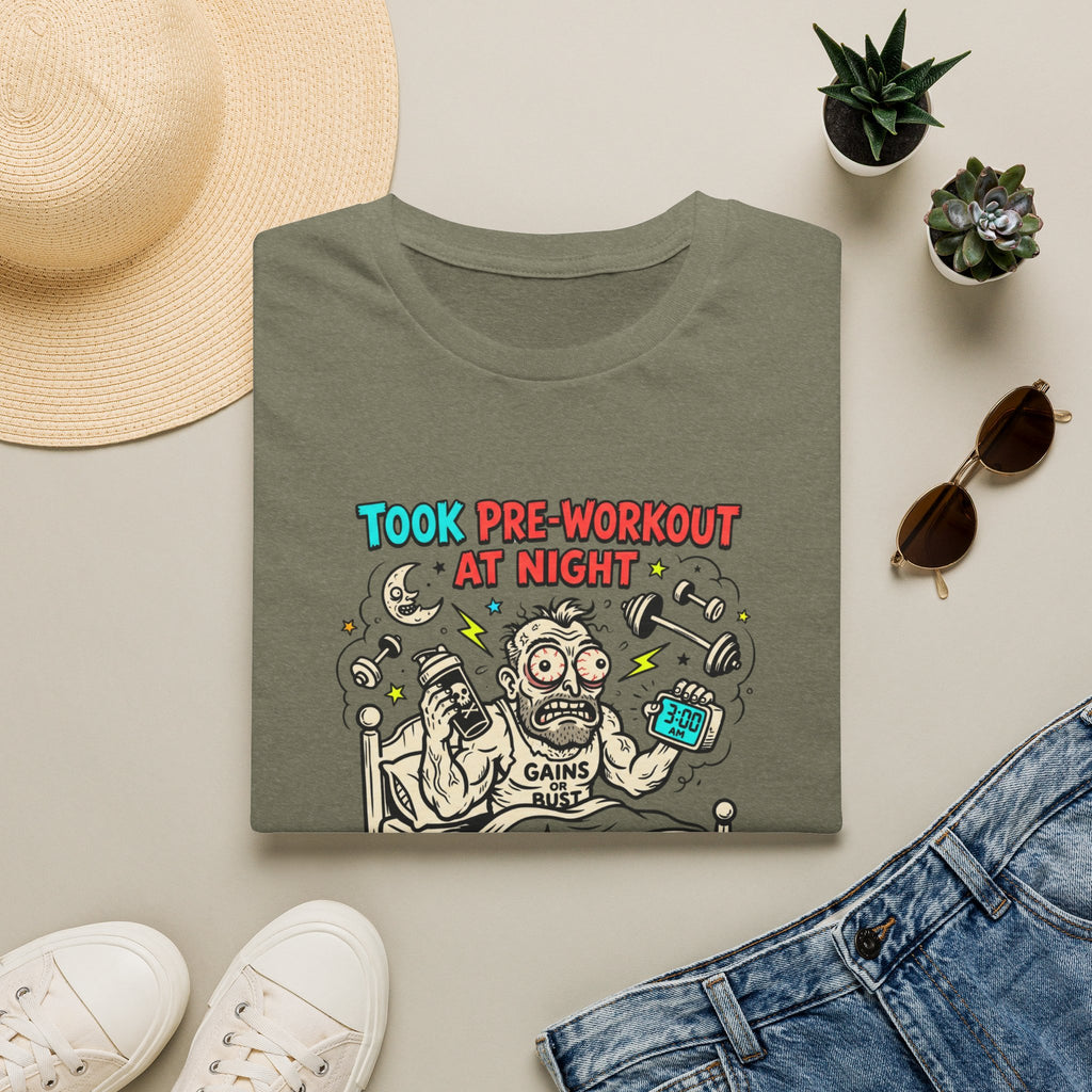 Took pre at night, now I lift the sun T-Shirt