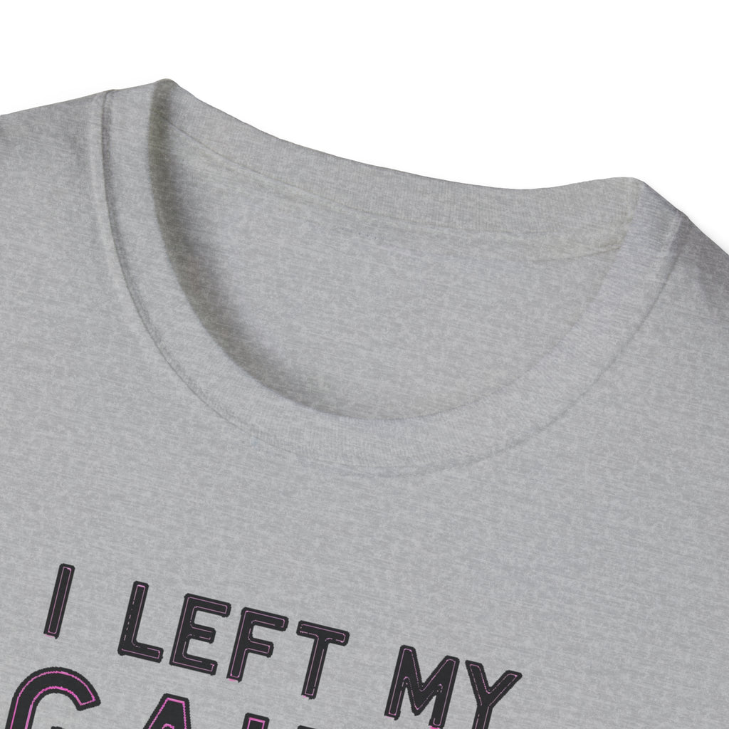 I Left My Gains for This? – Neon Gym Life T-Shirt