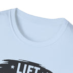 Lift Heavy, Petty Harder (Vintage Crest Edition) T-Shirt