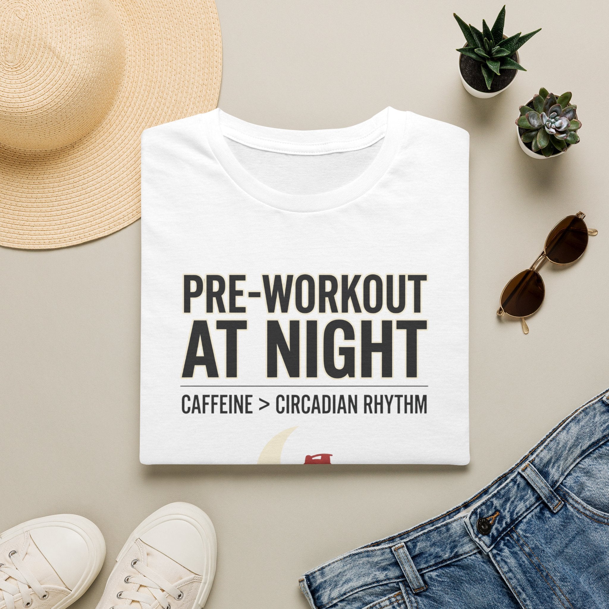 Pre at night - Caffeine > Circadian Rythm T-Shirt