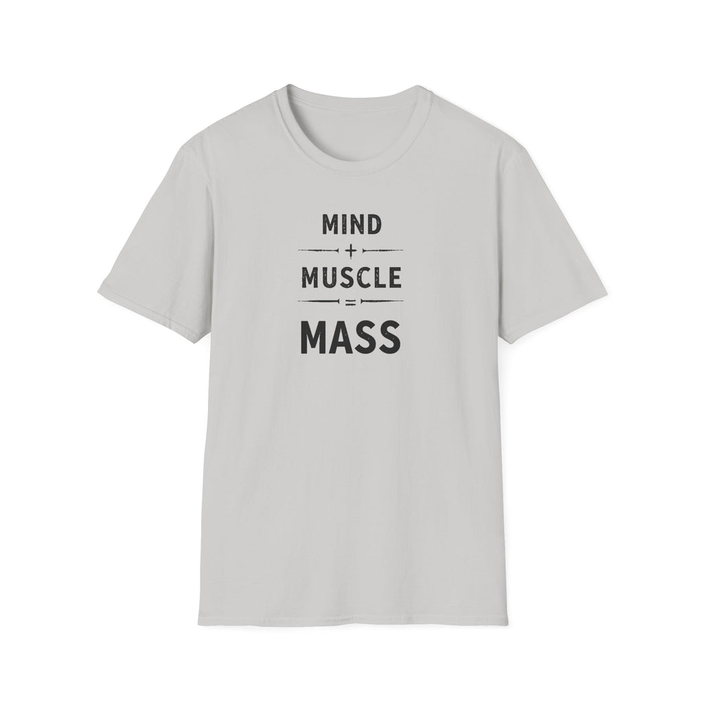 Mind + Muscle = Mass – Equation T-Shirt