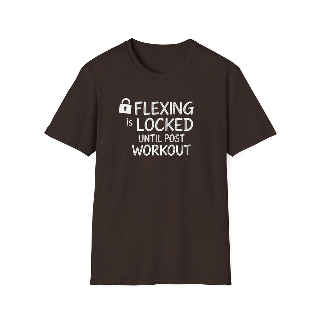 Flexing Locked – Post-Pump Protocol T-Shirt