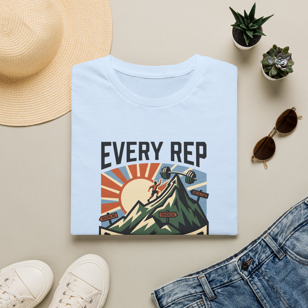 Every rep climbs higher - Push day T-Shirt