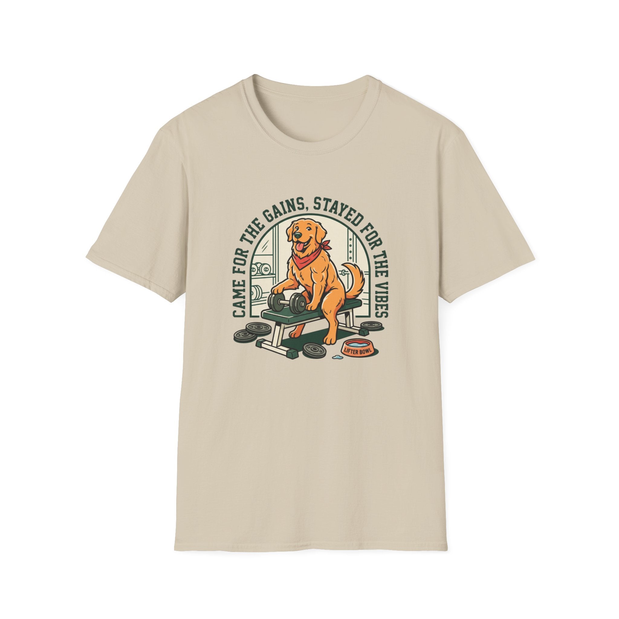 Came for the gains, stayed for the vibes T-Shirt