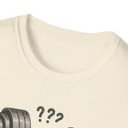 I Lift Because I Can’t Count That High – Heavy Barbell Edition T-Shirt