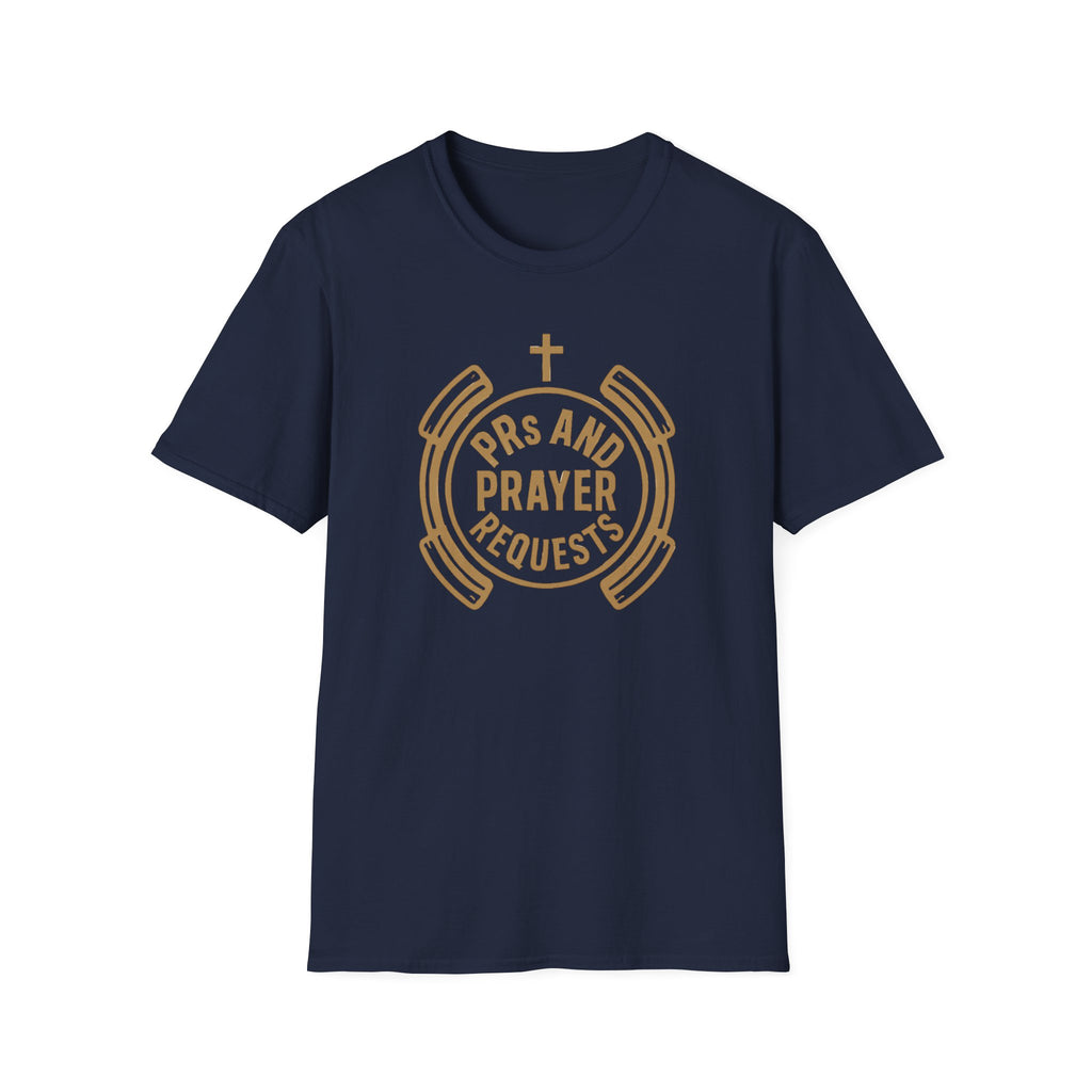 PRs and Prayer Requests – Faith & Fitness Circle Emblem Tshirt