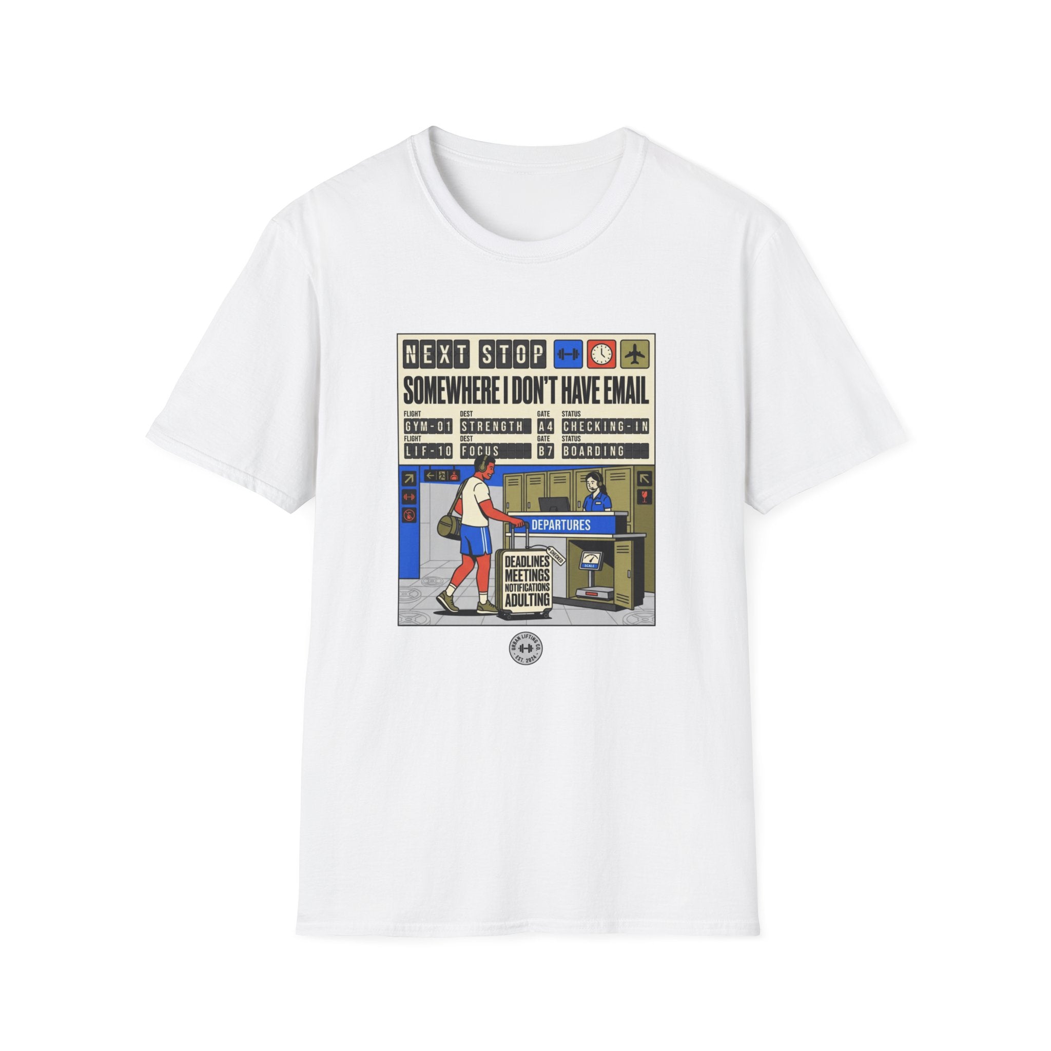 Next stop, somewhere I don't have email T-Shirt