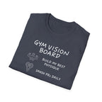 Gym Vision Board – Neon Goals Edition T-Shirt