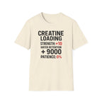 Creatine Loading – Strength +10 / Patience: 0% T-Shirt