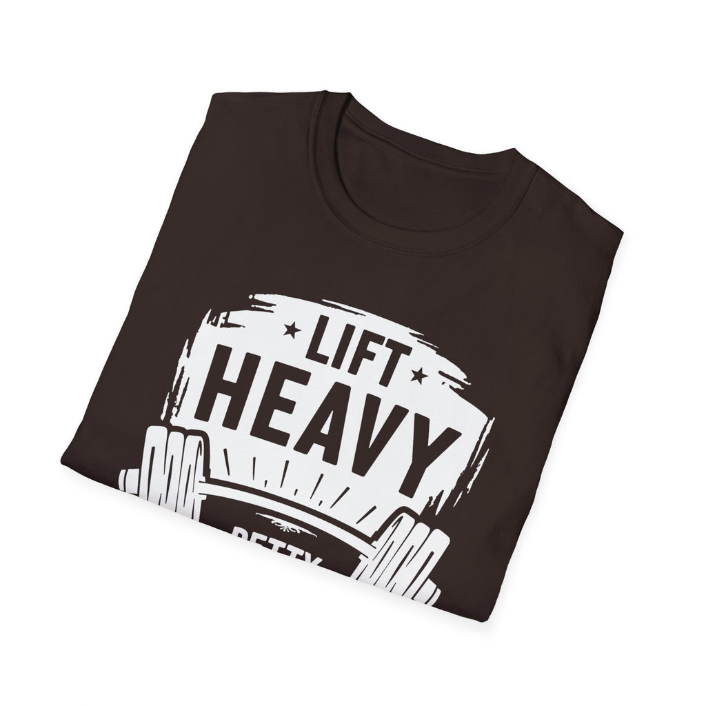 Lift Heavy, Petty Harder (Vintage Crest Edition) T-Shirt
