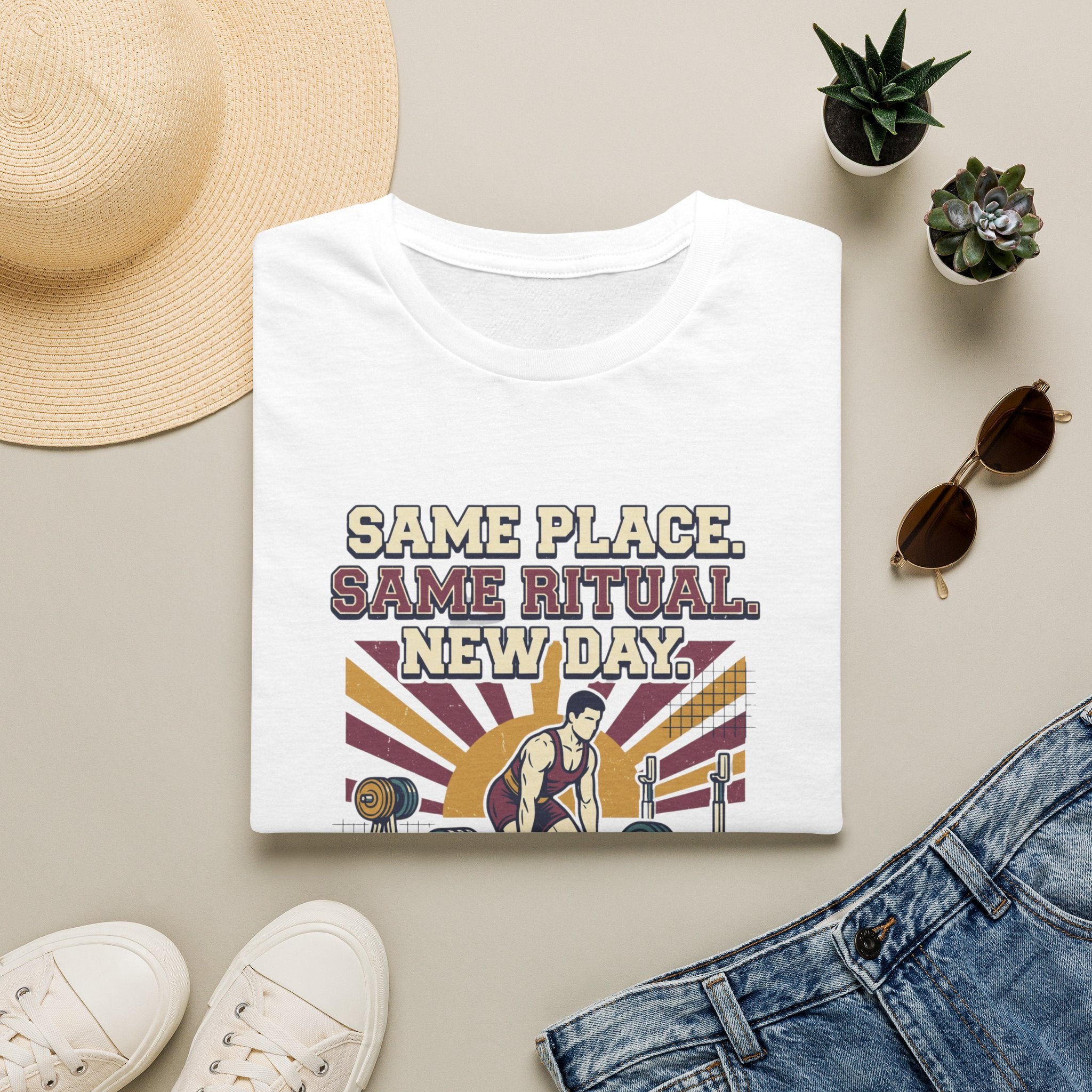 Same place. Same Ritual. New day T-Shirt