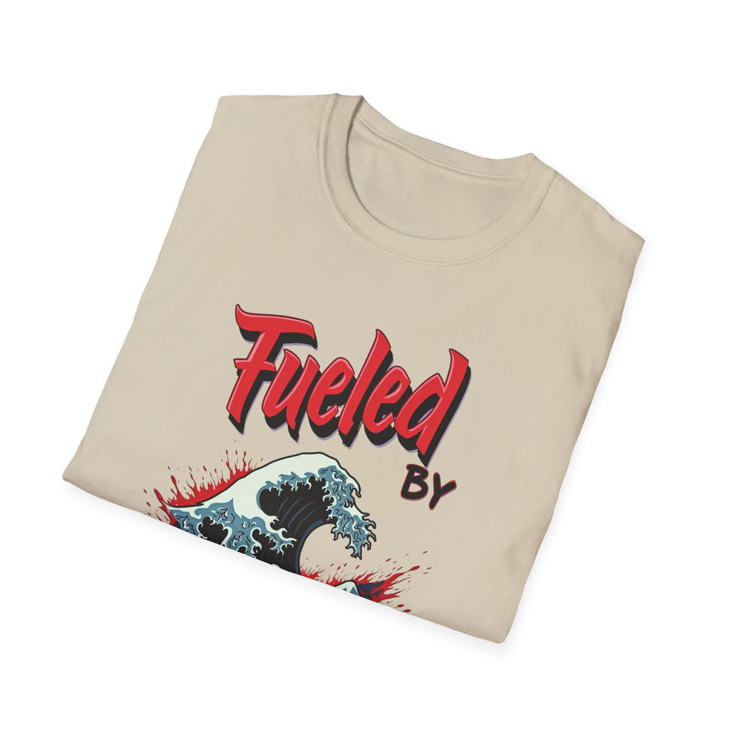 Fueled by Creatine and Chaos – Energy Wave Edition T-Shirt