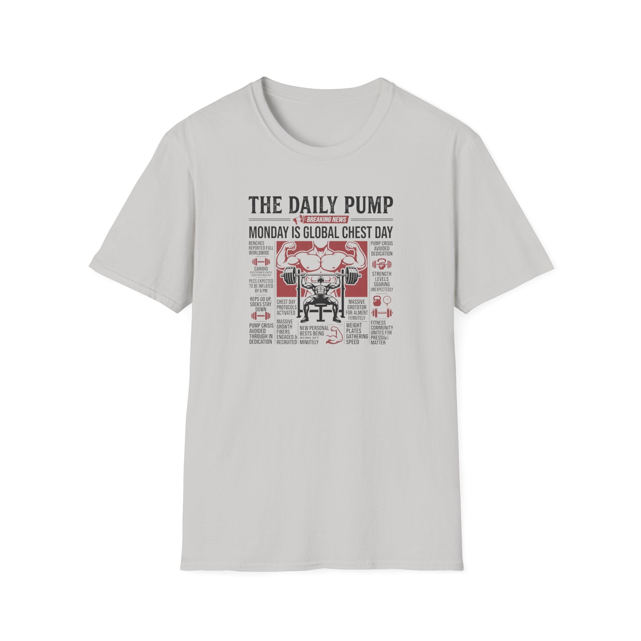 Monday is Global chest day - Breaking news T-Shirt