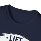 Lift Heavy, Petty Harder (Vintage Crest Edition) T-Shirt