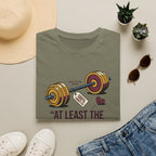 At least the barbell stays T-Shirt