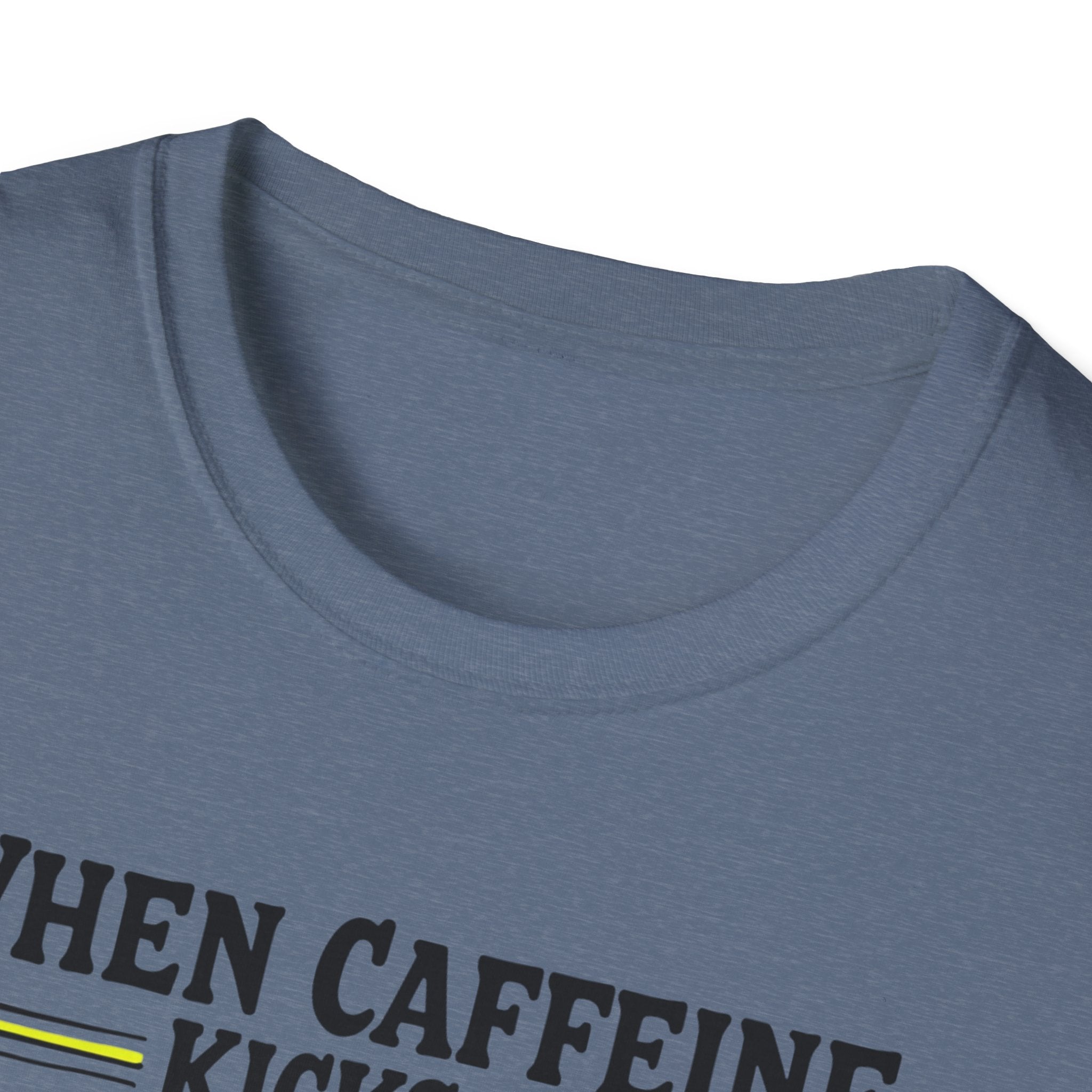 When Caffeine Kicks In – Comic Pop Brain Burst T-Shirt