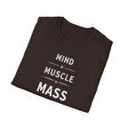 Mind + Muscle = Mass – Equation T-Shirt