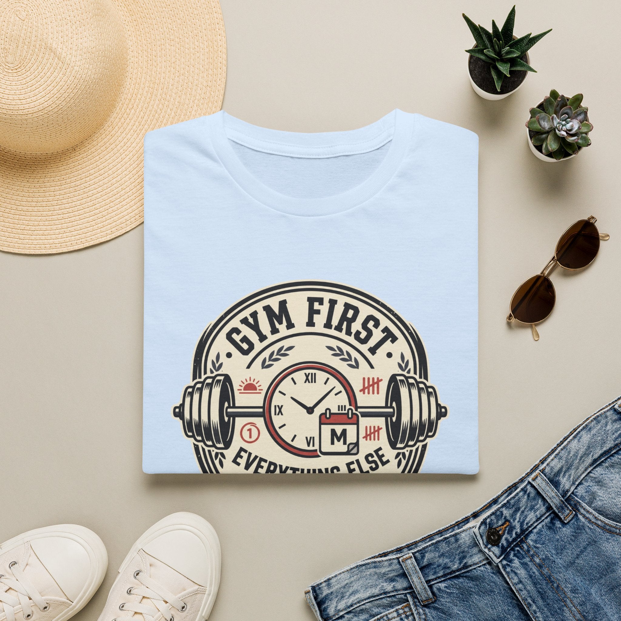 Gym first - Everything else fits around it T-Shirt