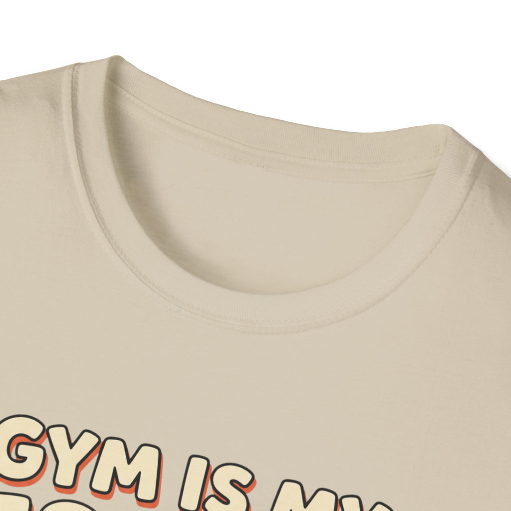Gym is my escape - Racoon humorous T-Shirt