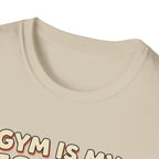 Gym is my escape - Racoon humorous T-Shirt