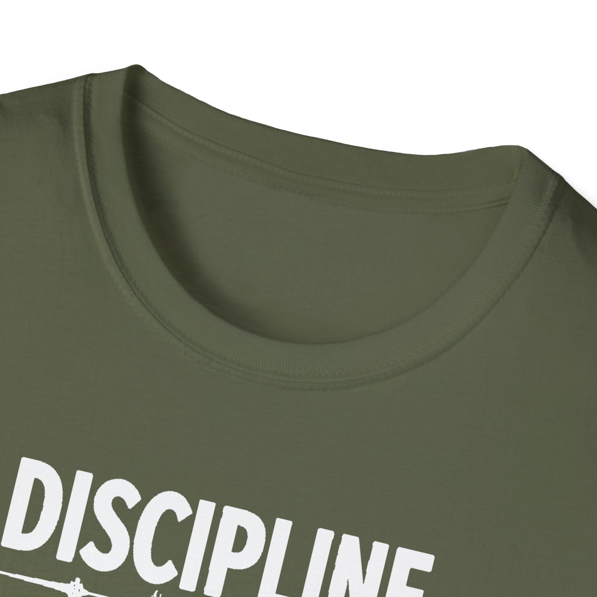 Discipline > Motivation – Barbell Edition T-Shirt