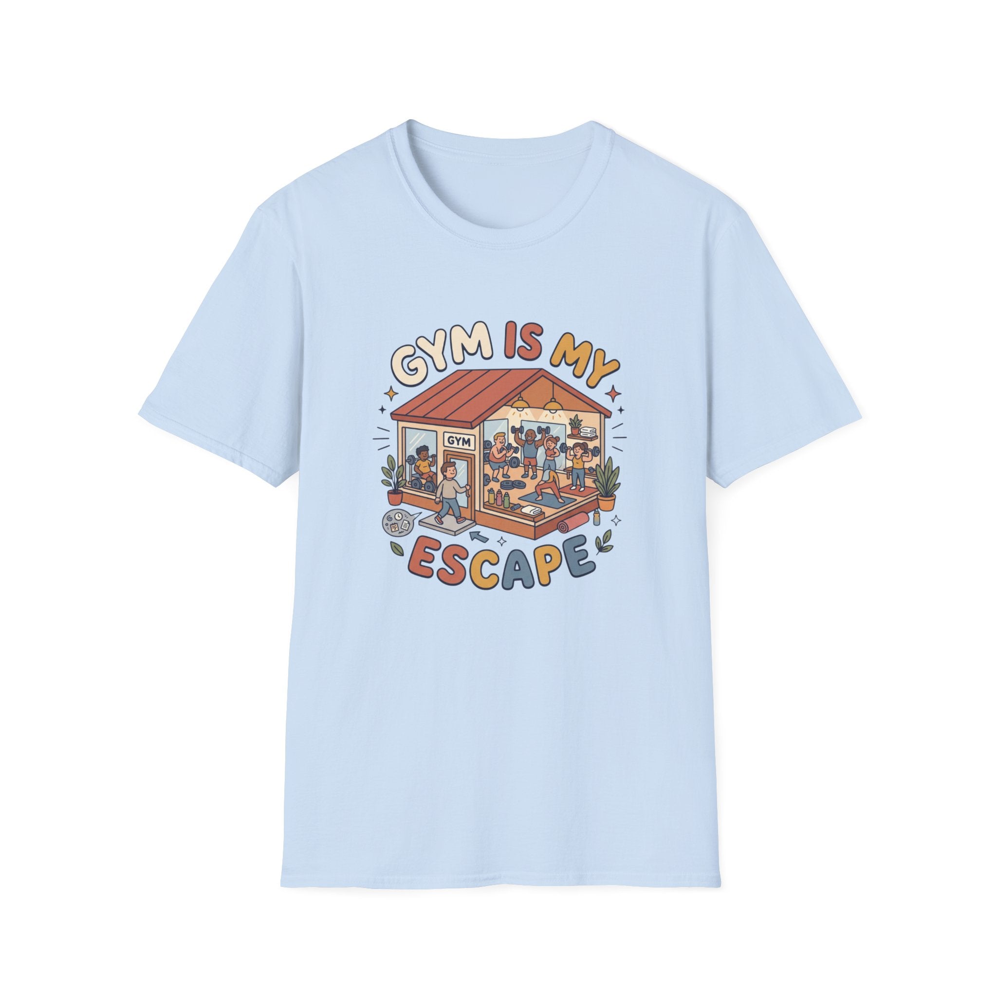Gym is my escape - Warm T-Shirt
