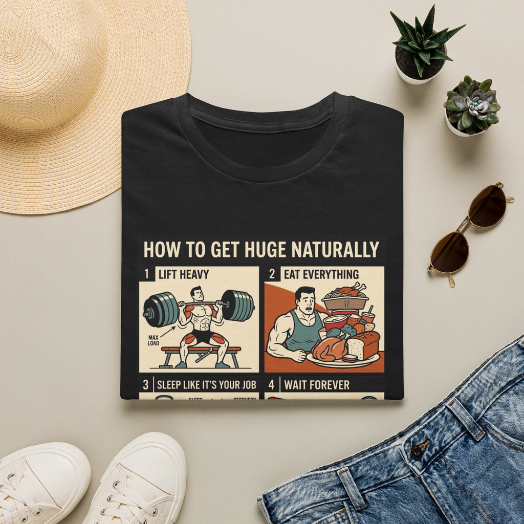 How to get huge naturally T-Shirt