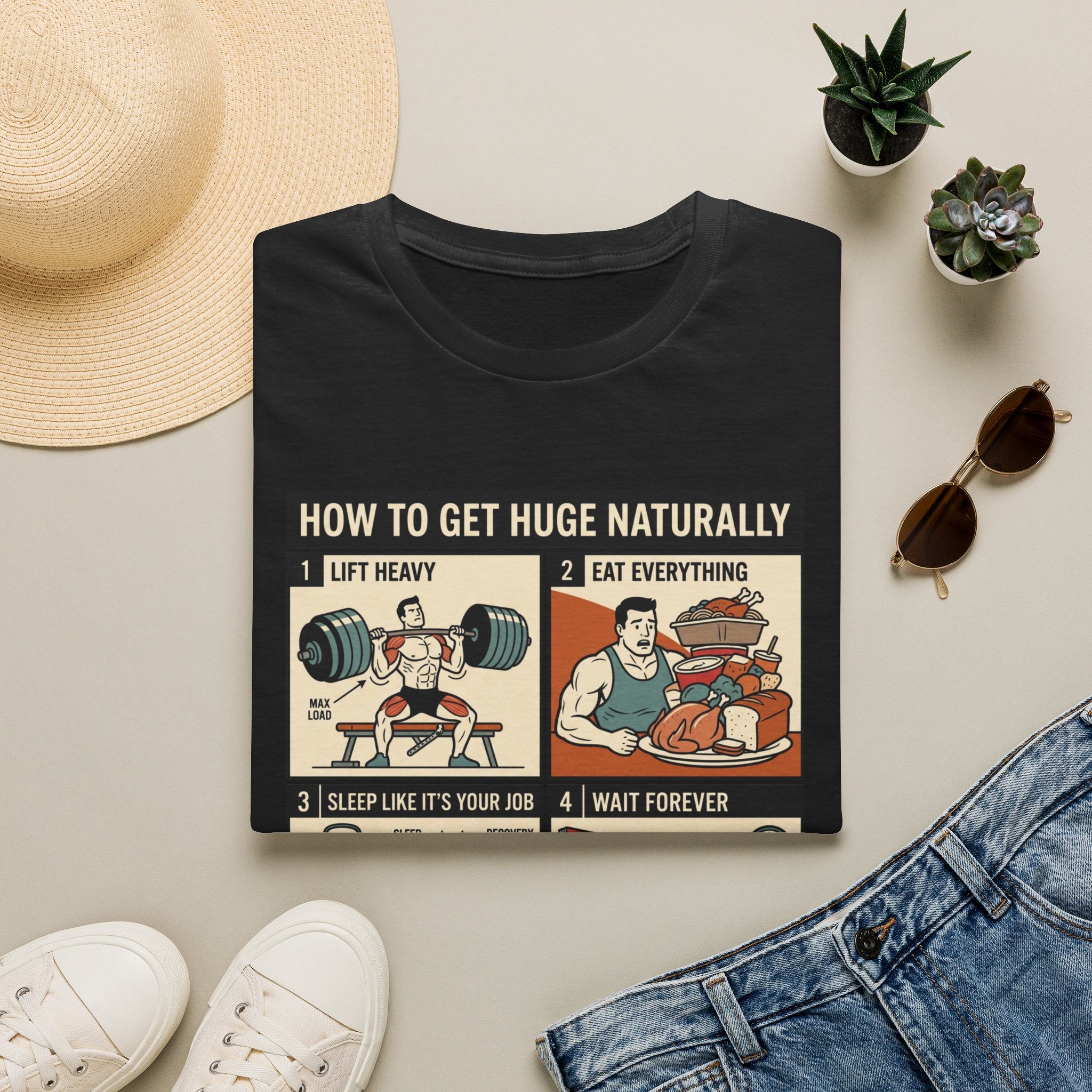 How to get huge naturally T-Shirt