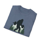 Forest Beast Mode – Bigfoot Barbell Edition T-Shirt