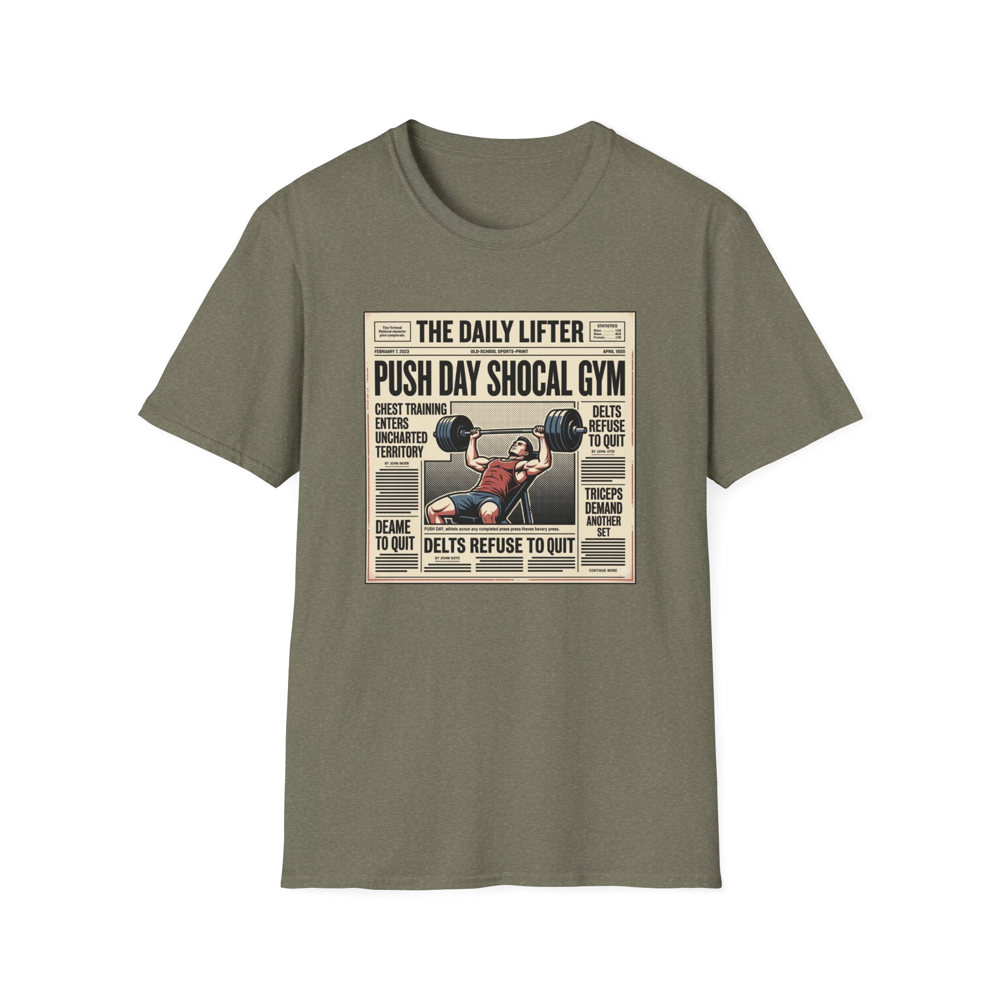 Push day newspaper style T-Shirt